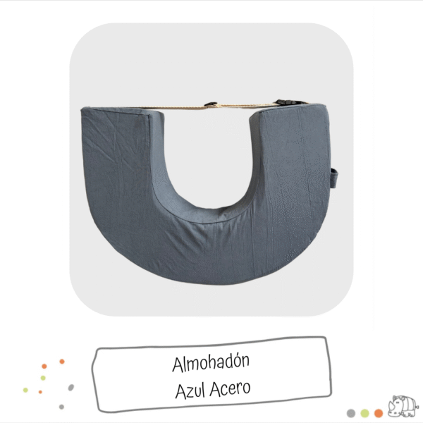 Almohadón Azul Acero